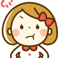 怒ってる女の子