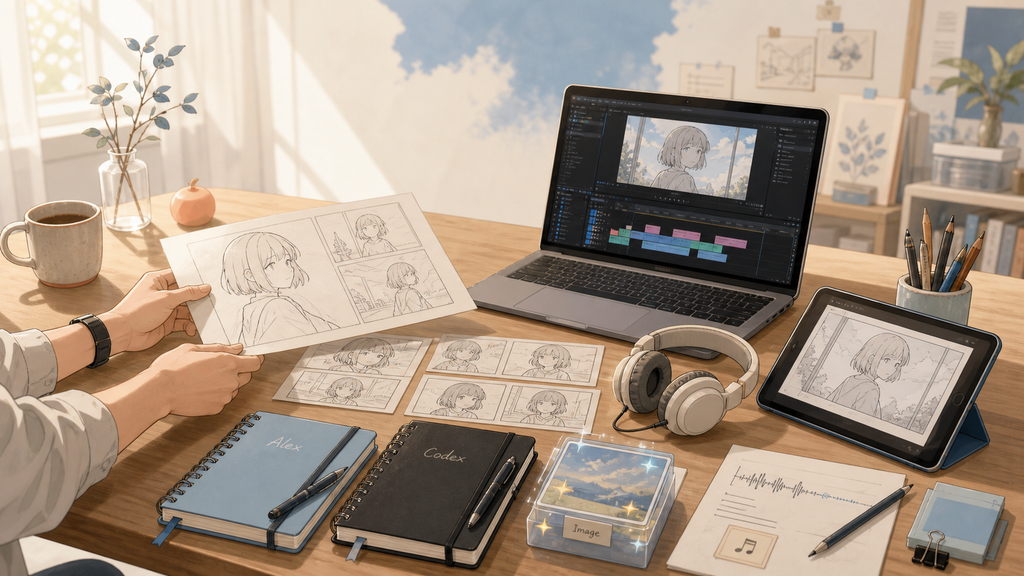 Quiet Frame Studioの動画制作の流れ