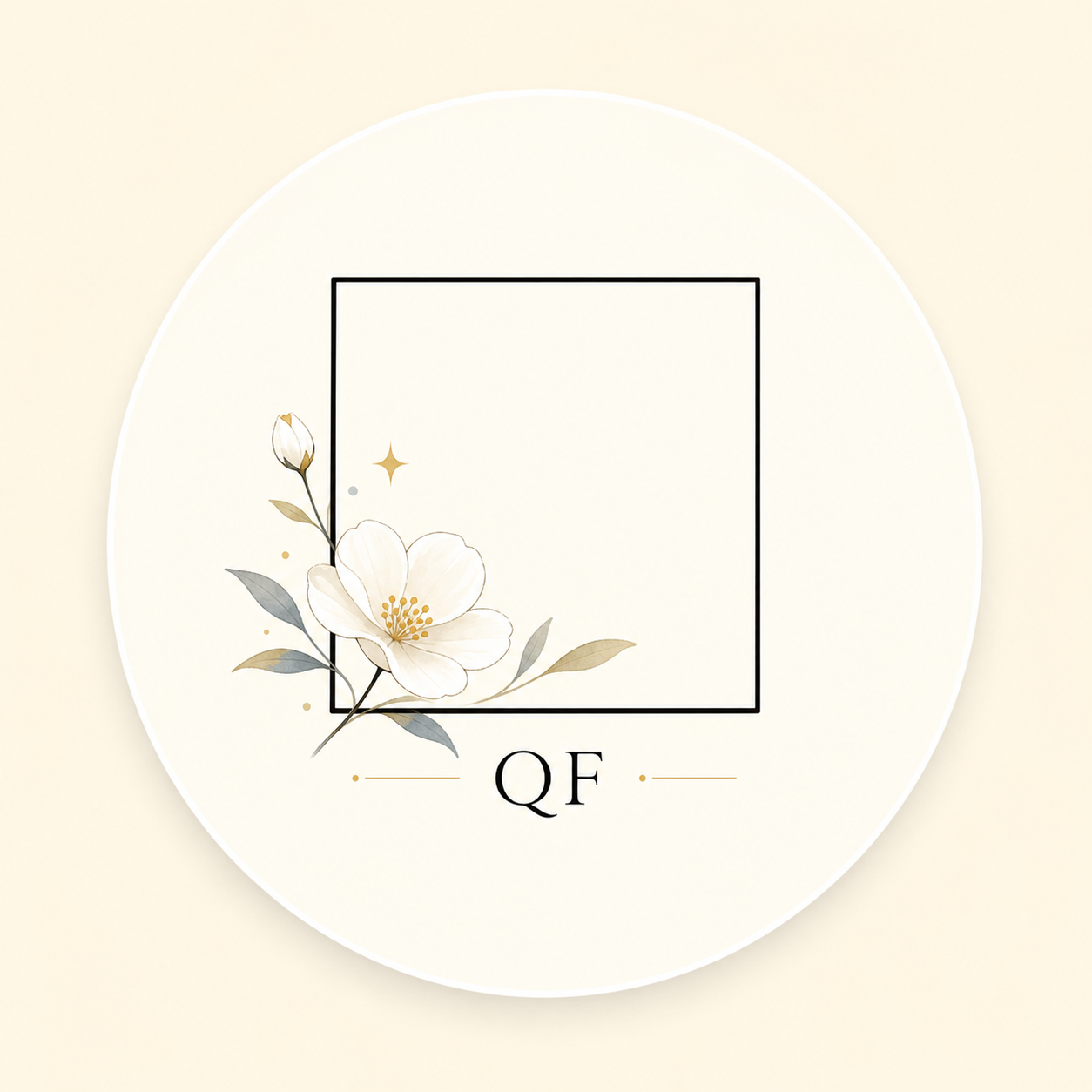 Quiet Frame Studio RoomのQFフラワーフレームアイコン